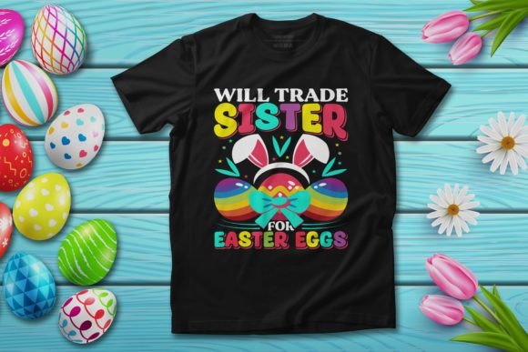 Download Sister for Easter Eggs Funny Bunny - Sister Collection