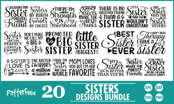 Download Sister SVG Bundle, Sisters SVG - Sister Collection
